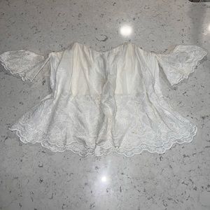 ASI3NNA Corset Crop Lace Top